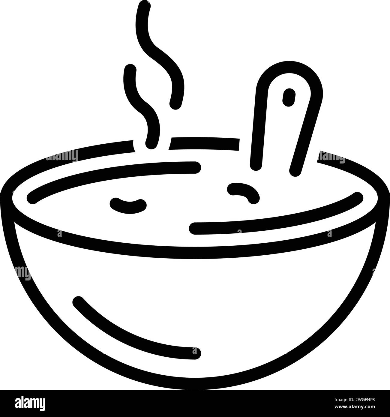 Icon for soup,bowl of soup Stock Vector Image & Art Alamy
