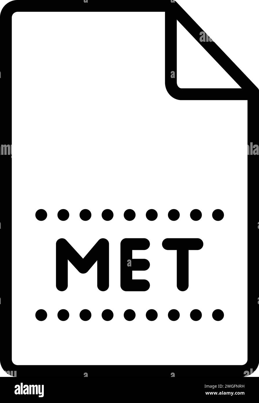 Icon For Met document Stock Vector Image Art Alamy icon-for-met-document-stock-vector-image-art-alamy