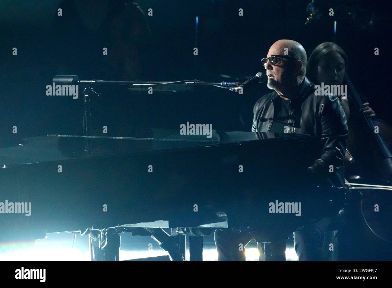 Billy Joel performs "Turn The Lights Back On" during the 66th annual(02)