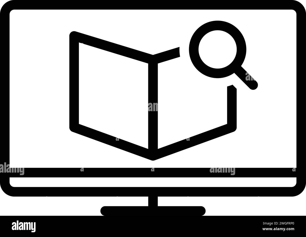 Icon for wiki,wikipedia Stock Vector
