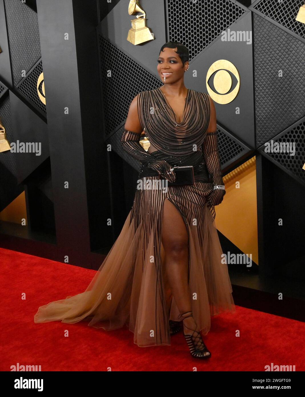 Los Angeles, United States. 04th Feb, 2024. Fantasia Barrino attends