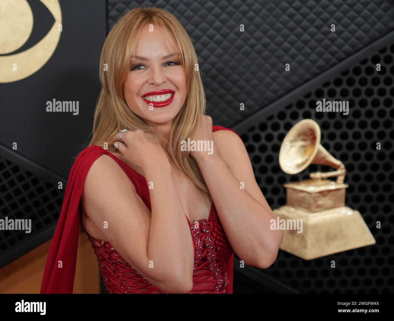 Los Angeles, USA. 04th Feb, 2024. Kylie Minogue arrives at the 66th