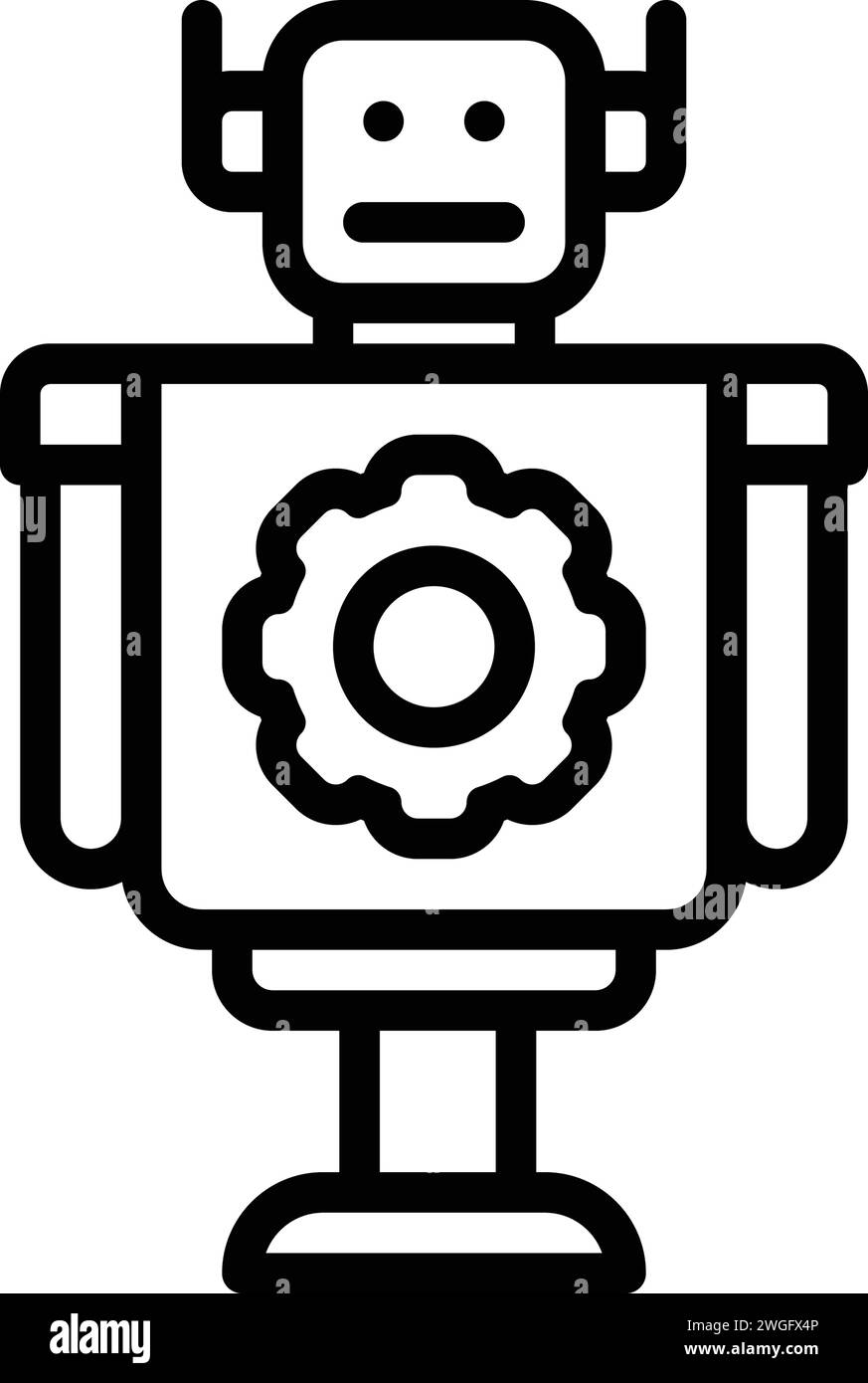 Icon for automatic,electric Stock Vector