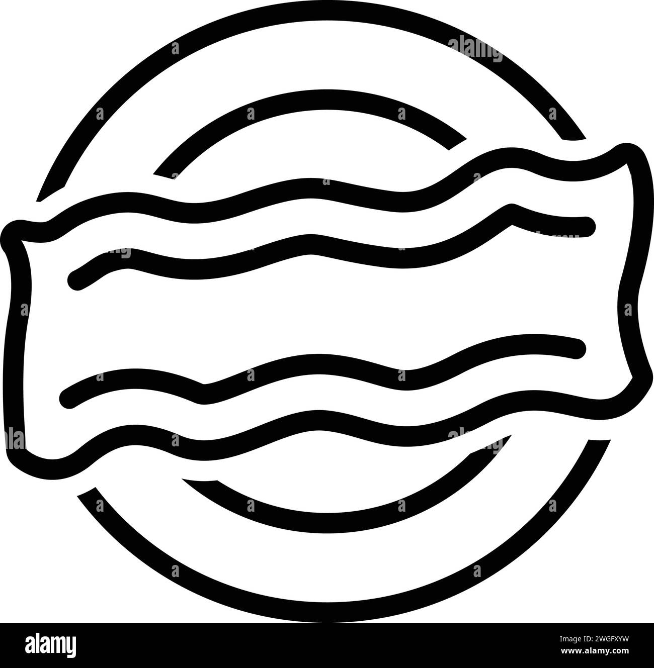 Rasher bacon Stock Vector Images - Alamy
