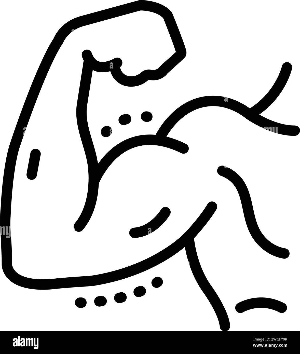 Icon for muscle,strong Stock Vector Image & Art - Alamy