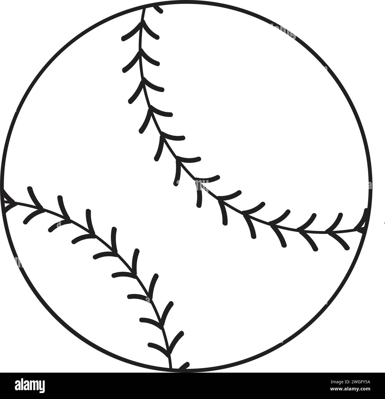 Softball field illustration Stock Vector Images Alamy