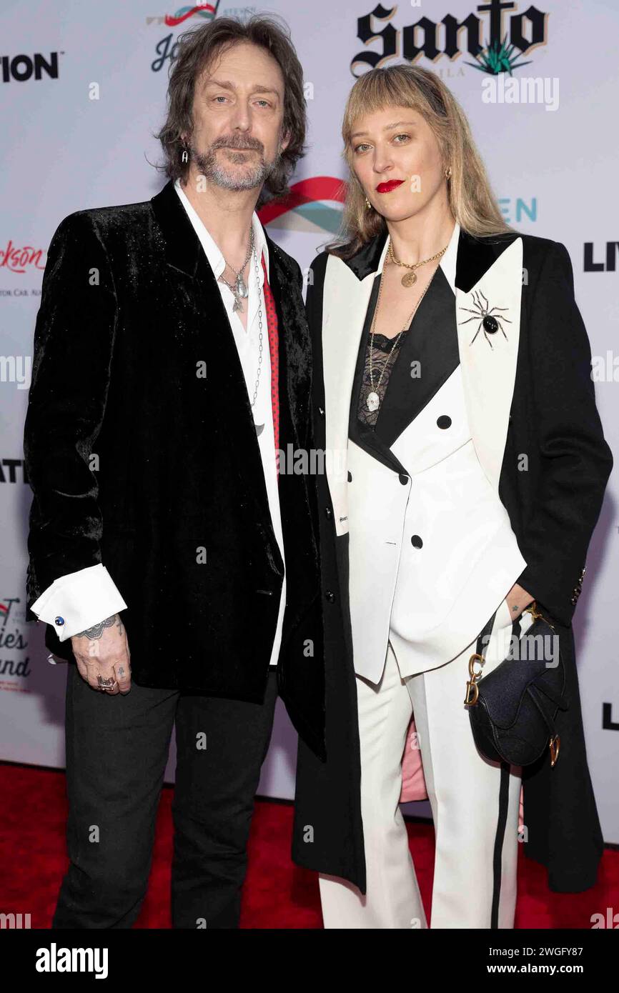 Los Angeles, USA. 04th Feb, 2024. Chris Robinson and Camille Johnson