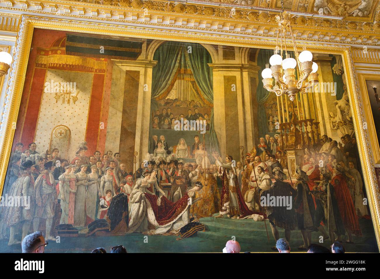 Versailles palace, Versailles, France, 08.18.2023 The Coronation of