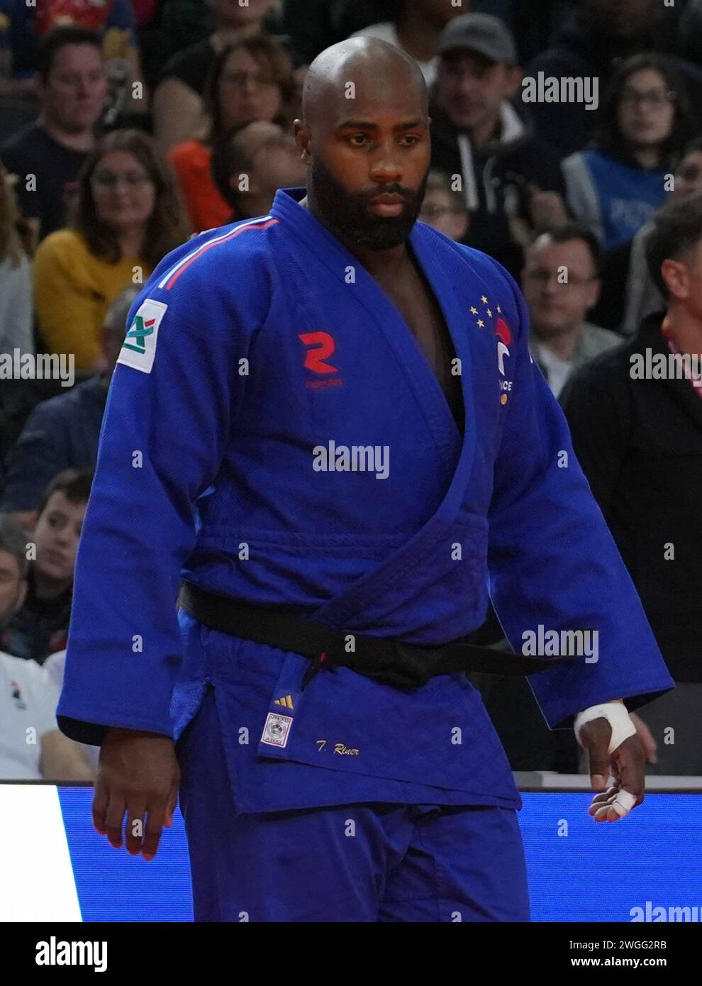 Paris, France. 04th Feb, 2024. TEDDY RINER OF FRANCE and KONE LOSSENI