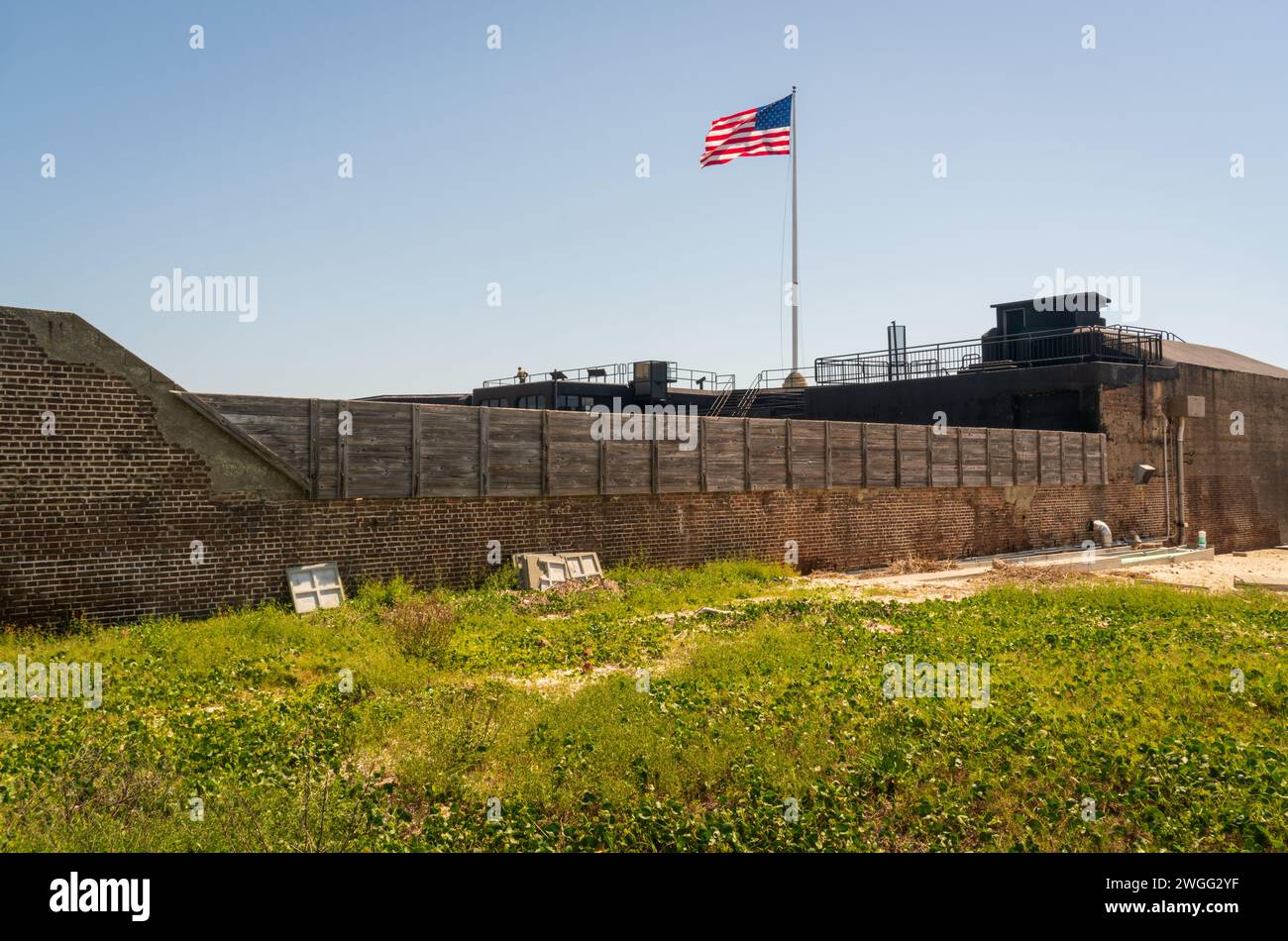 Fort Sumter National Monument in South Carolina, USA Stock Photo
