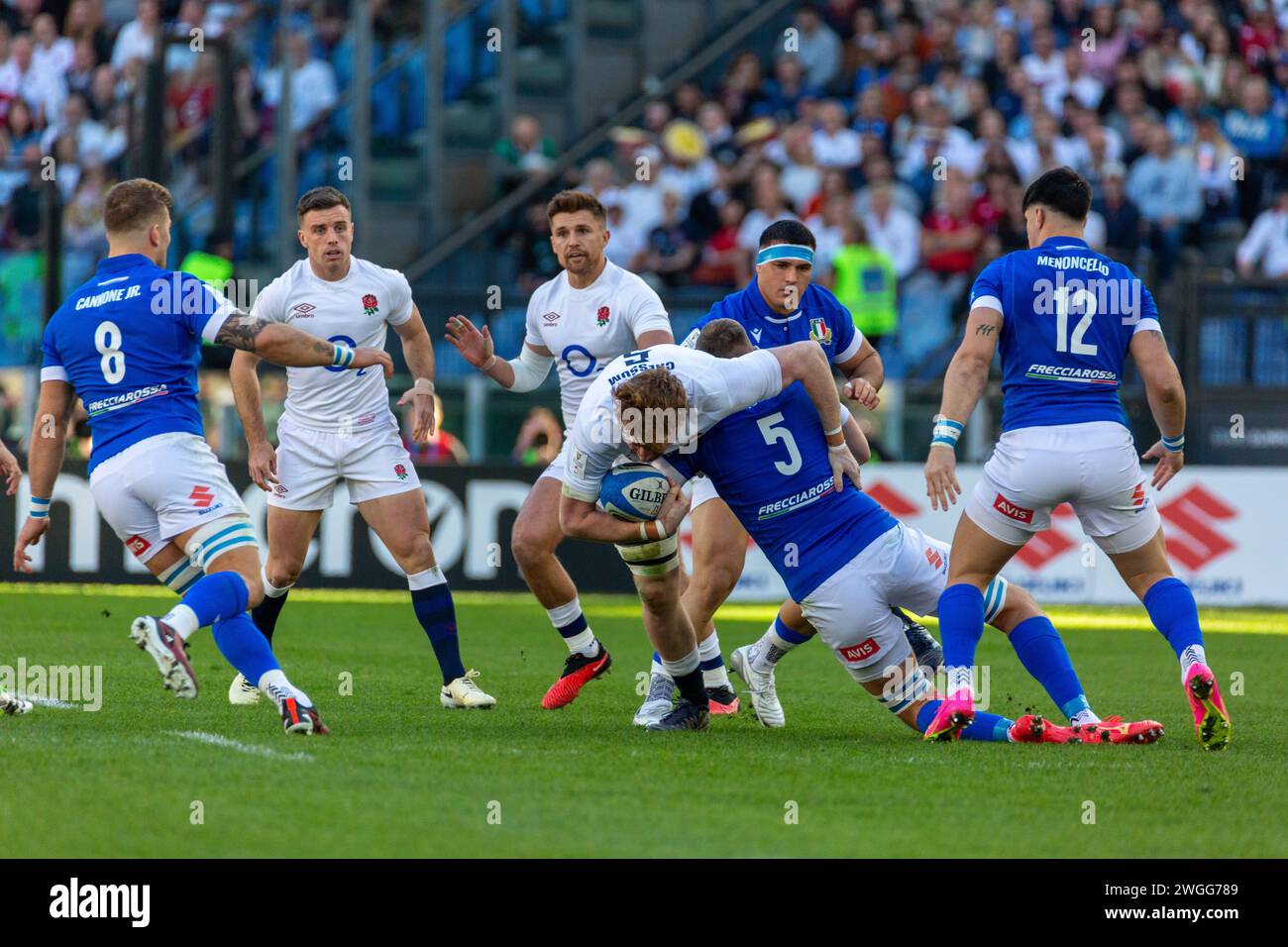 Rugby Six Nations. Italy vs England. Stadio Olimpico. Rome. 03/02/2024