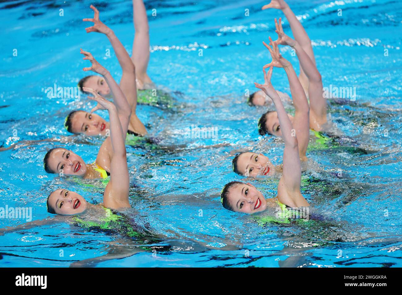 Japan team group (JPN), FEBRUARY 5, 2024 - Artistic Swimming : World