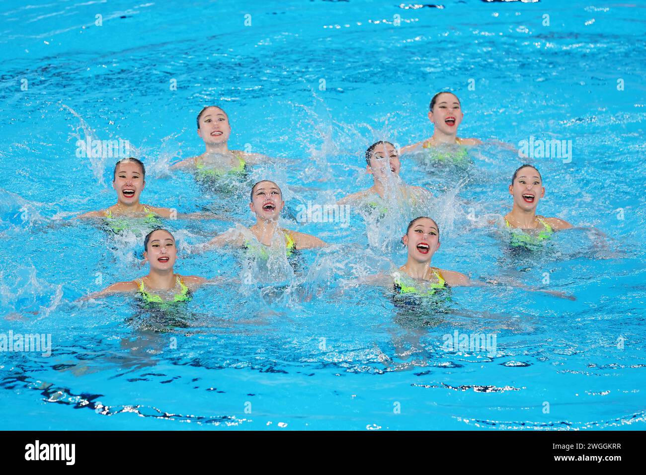 Japan team group (JPN), FEBRUARY 5, 2024 Artistic Swimming World