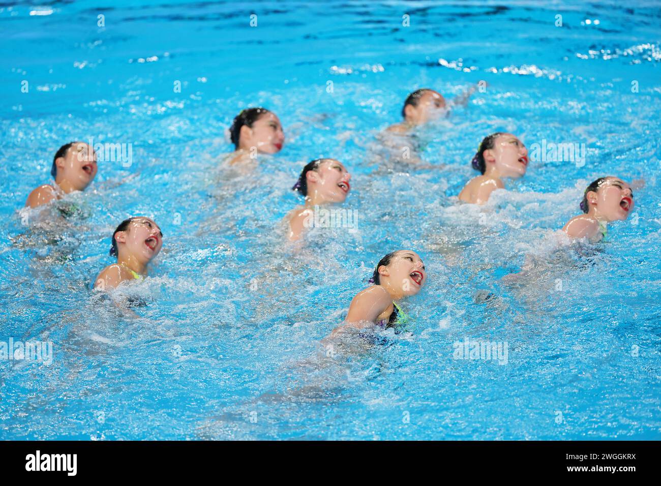 Japan team group (JPN), FEBRUARY 5, 2024 - Artistic Swimming : World