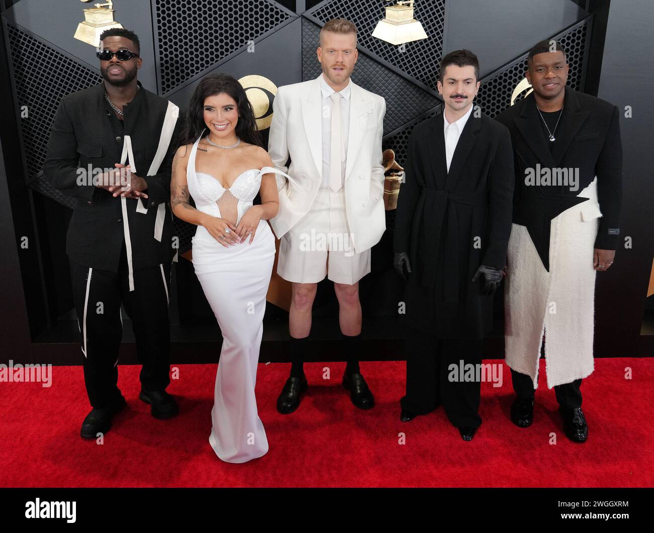 Los Angeles, USA. 04th Feb, 2025. Pentatonix arrives at the 66th Annual