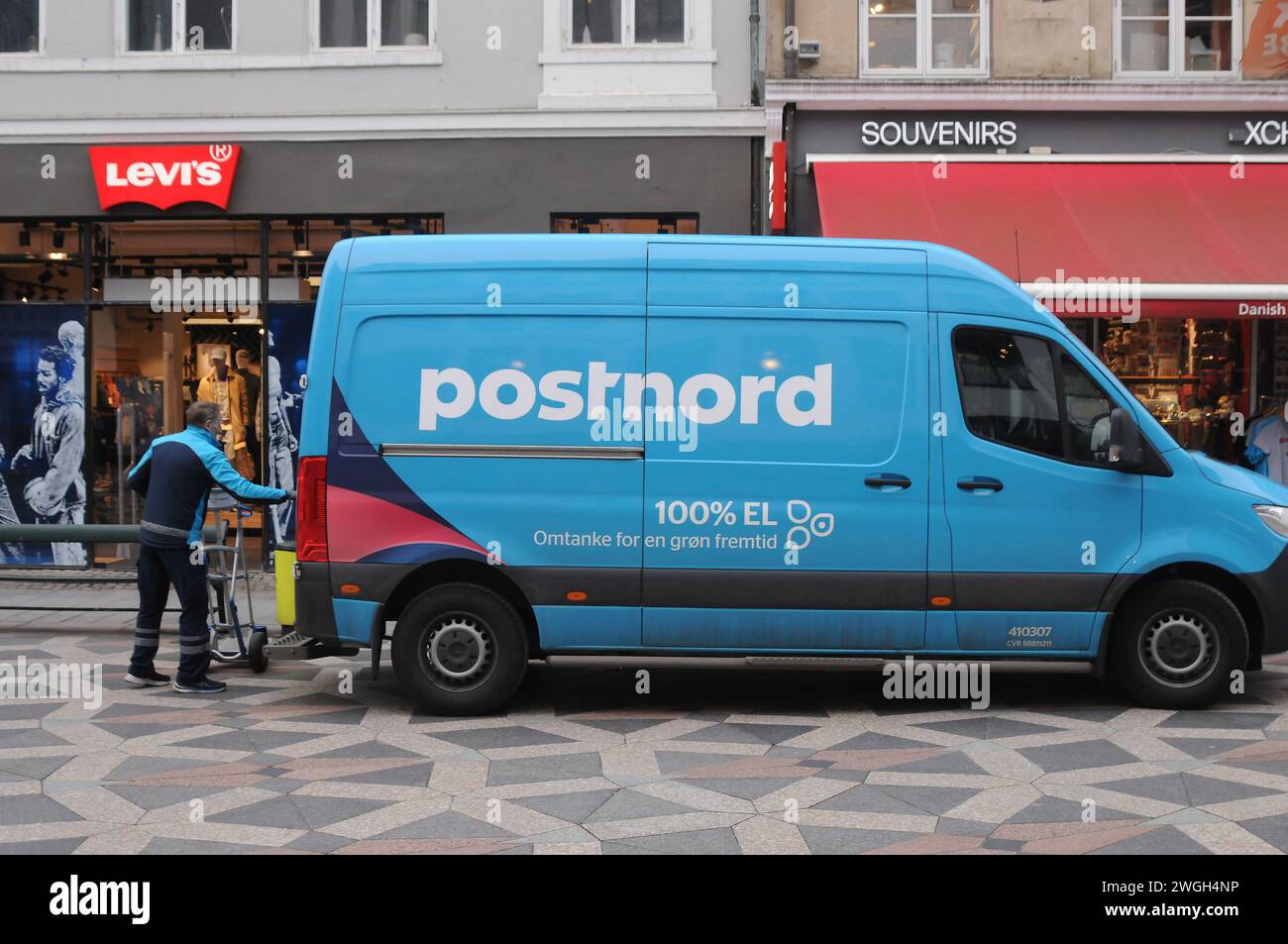 Copenhagen, Denmark /05 February/.Postnord Parcels And Packets Delivery ...