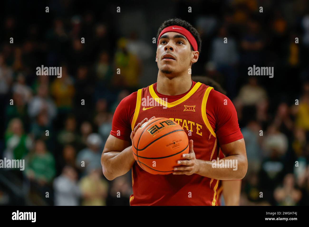 WACO, TX FEBRUARY 03 Iowa State Cyclones guard Tamin Lipsey (3
