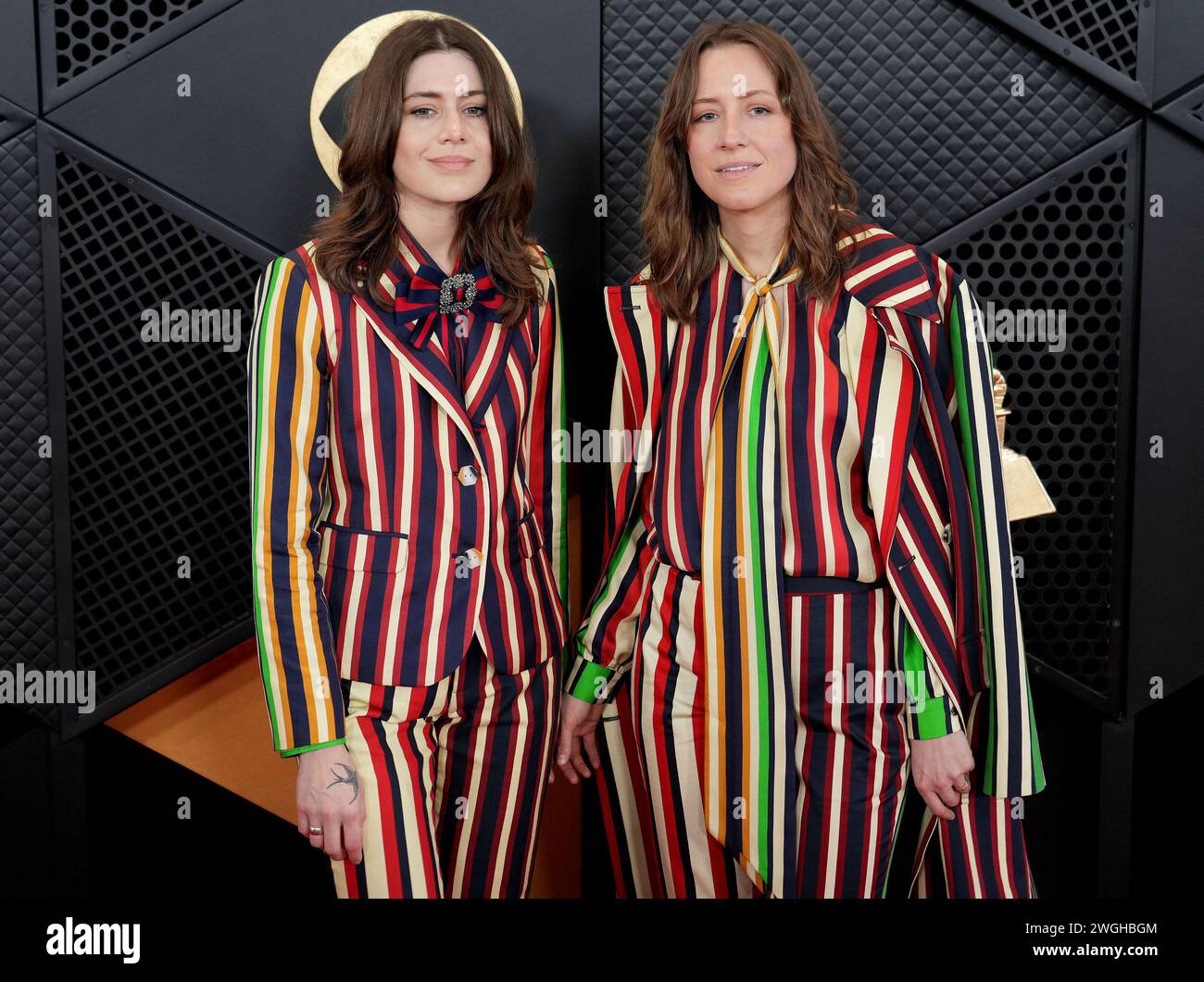 Los Angeles, USA. 04th Feb, 2024. (LR) Larkin Poe Rebecca Lovell and