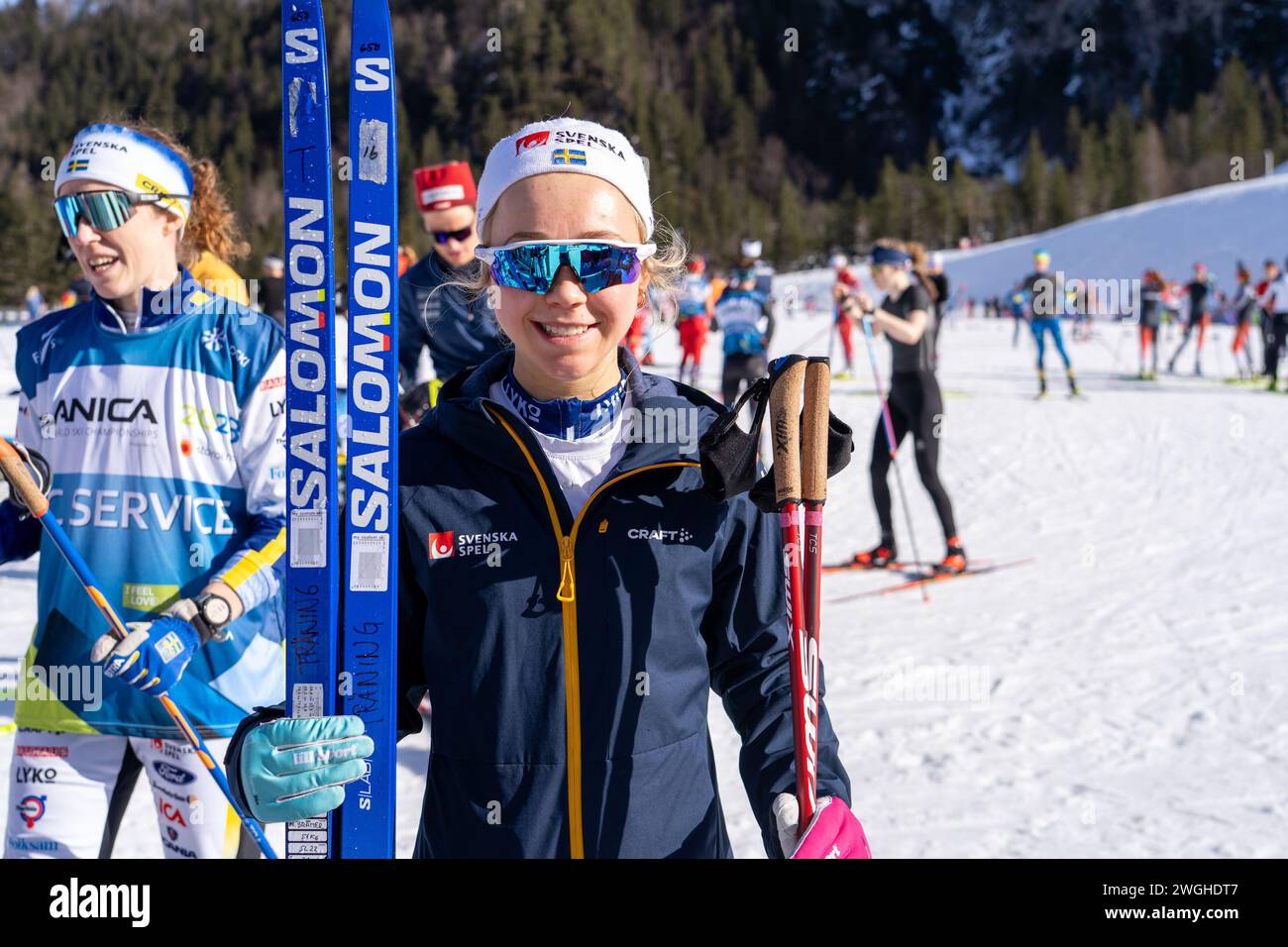 Planica, Slovenien. 04th Feb, 2024. 240204 Sveriges Nora Bråmer poserar