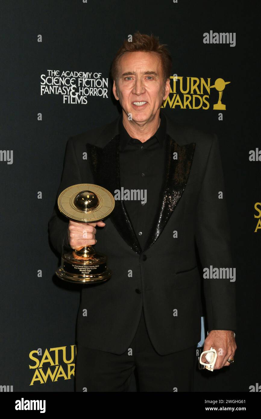 Burbank, USA. 04th Feb, 2025. LOS ANGELES FEB 4 Nicolas Cage at the