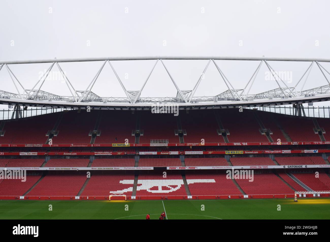 Emirates Stadium of the Arsenal London team, in England on October 25, 2017 Stock Photo