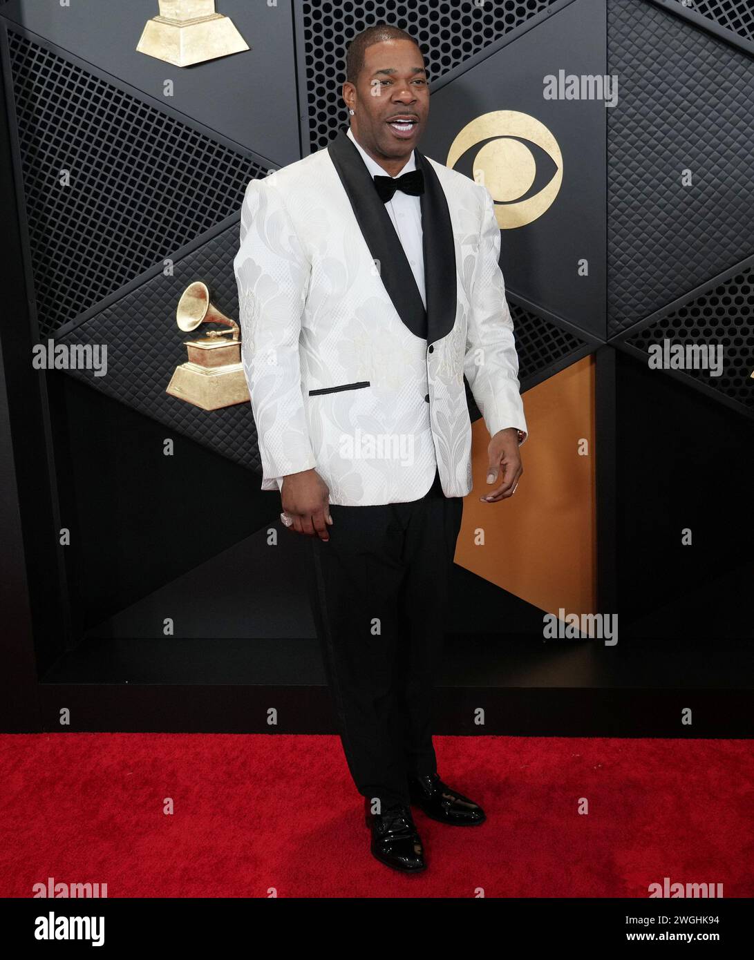 Los Angeles, USA. 04th Feb, 2024. Busta Rhymes arrives at the 66th Annual  Grammy Awards held at the Crypto.com Arena in Los Angeles, CA on Sunday,  ?February 4, 2024. (Photo By Sthanlee