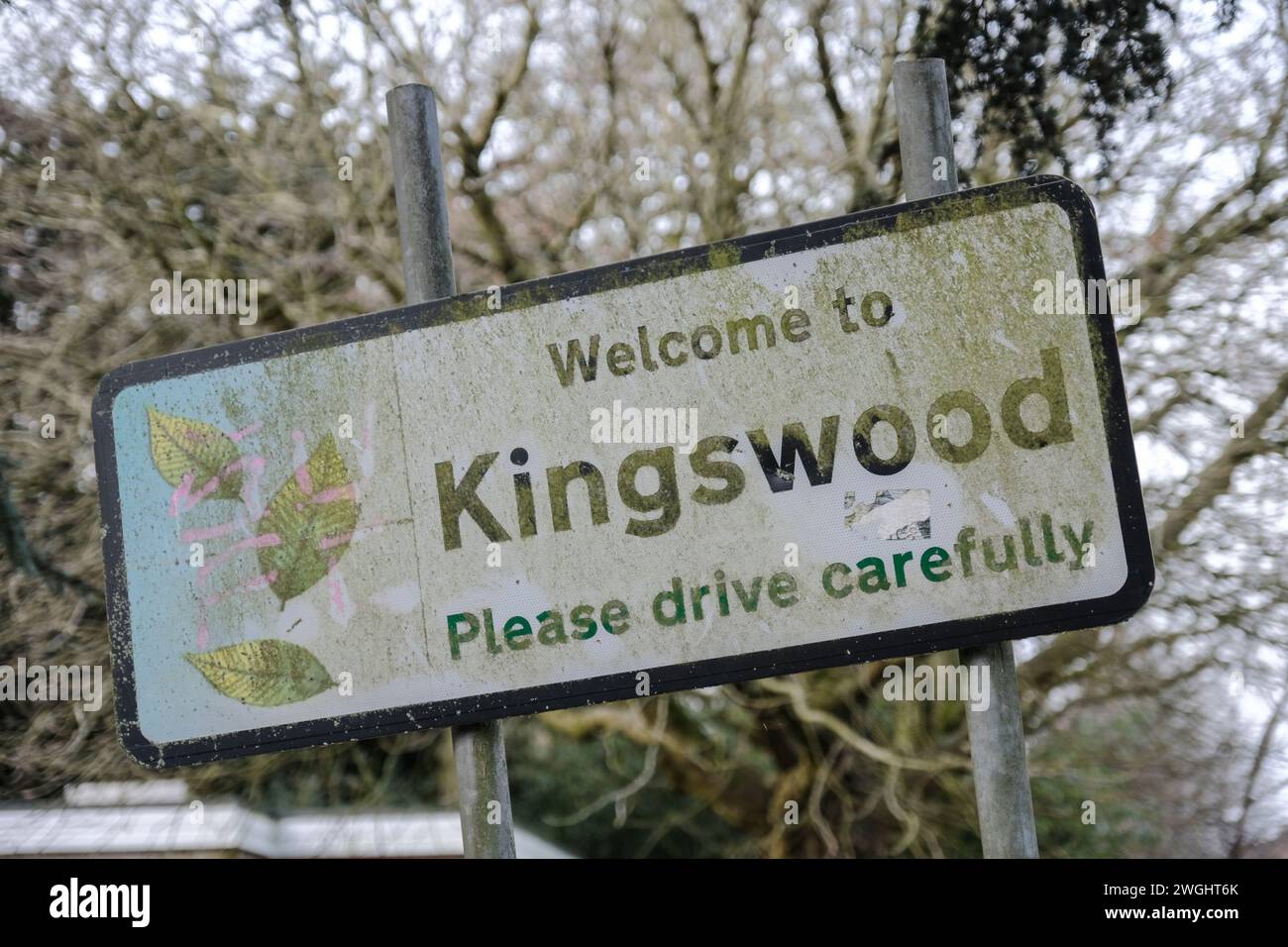 Around Kingswood town centre in South Glos UK Stock Photo