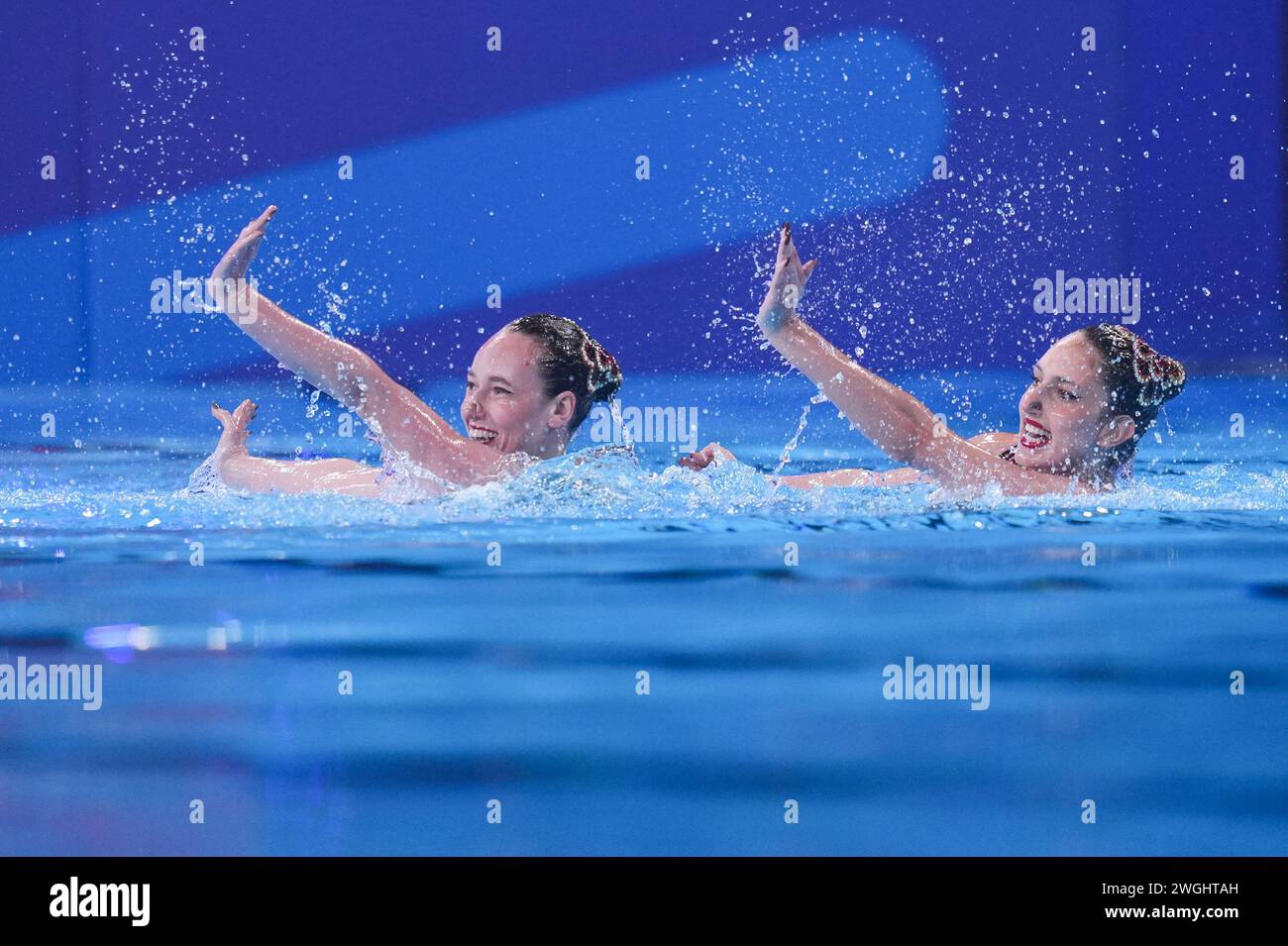 Doha, Qatar. 5th Feb, 2024. Shelly Bobritsky/Ariel Nassee of Isreal