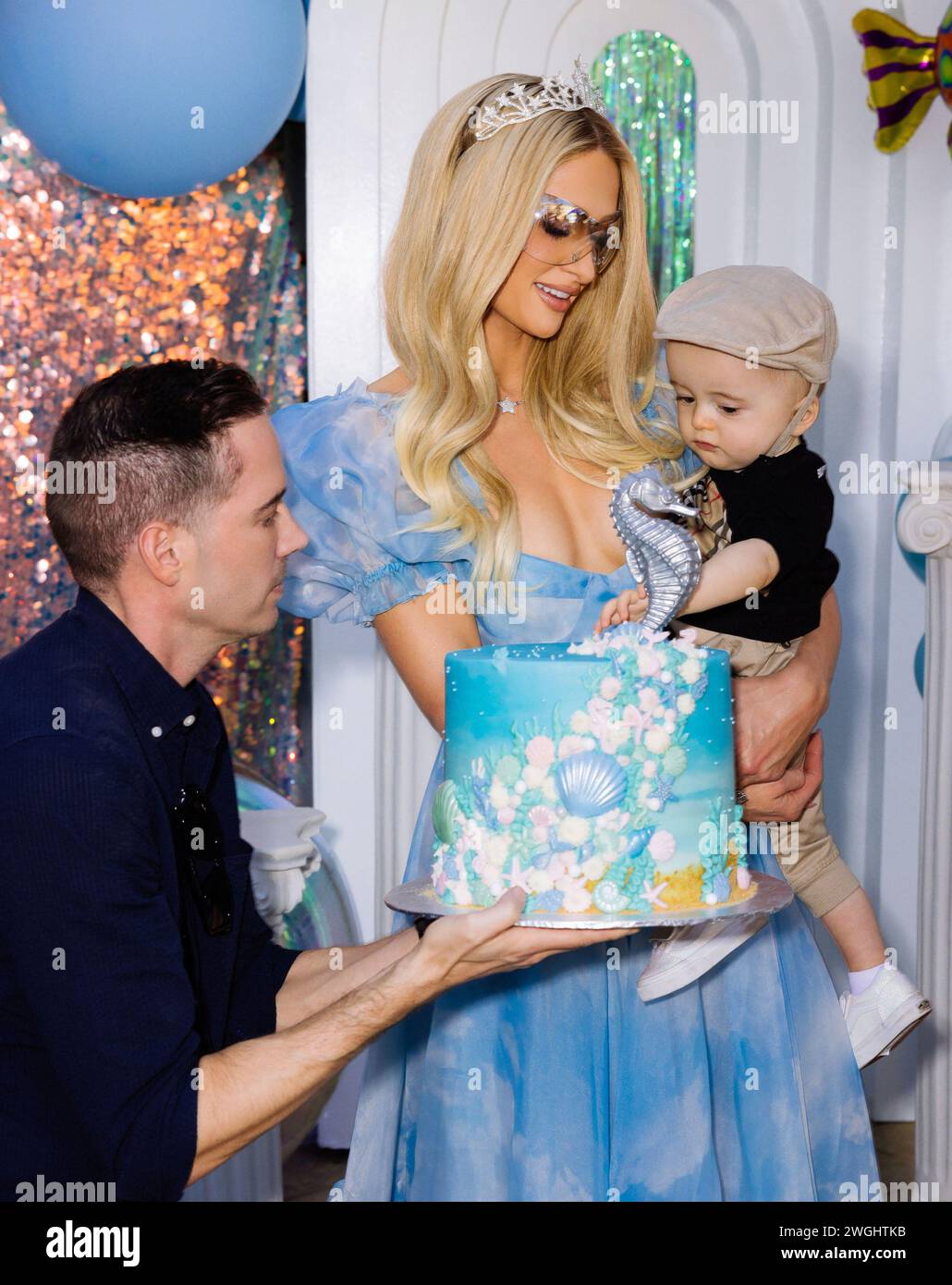 Paris Hilton and Carter Reum celebrate their son Phoenix's first ...