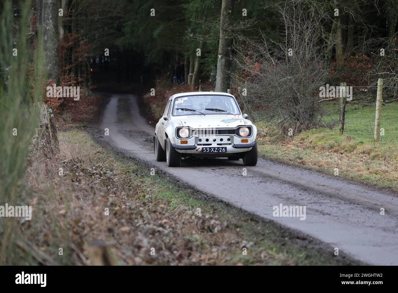 Bastogne Rallye Legend Boucles de Bastogne, 03.02.2024 72 Robert Kleinlugtenbeld NDL / Arjan Reefhuis NDL, Ford Escort RS 2000 MK I Rallye Legend Boucles de Bastogne, 03.02.2024 *** Bastogne Rallye Legend Boucles de Bastogne, 03 02 2024 72 Robert Kleinlugtenbeld NDL Arjan Reefhuis NDL , Ford Escort RS 2000 MK I Rallye Legend Boucles de Bastogne, 03 02 2024 Copyright: xAugstx/xEibner-Pressefotox EP jat Stock Photo