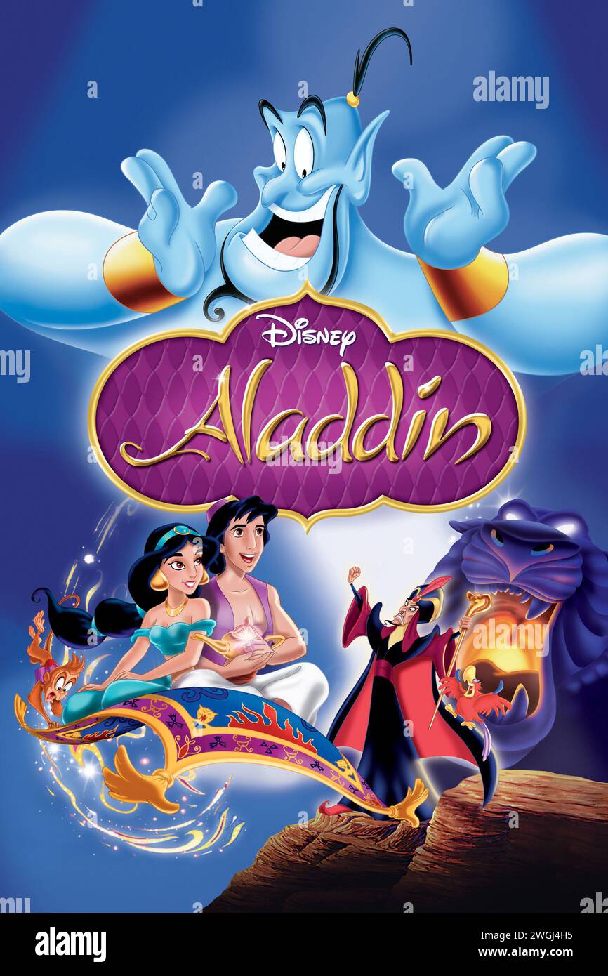 Aladdin movie poster Stock Photo