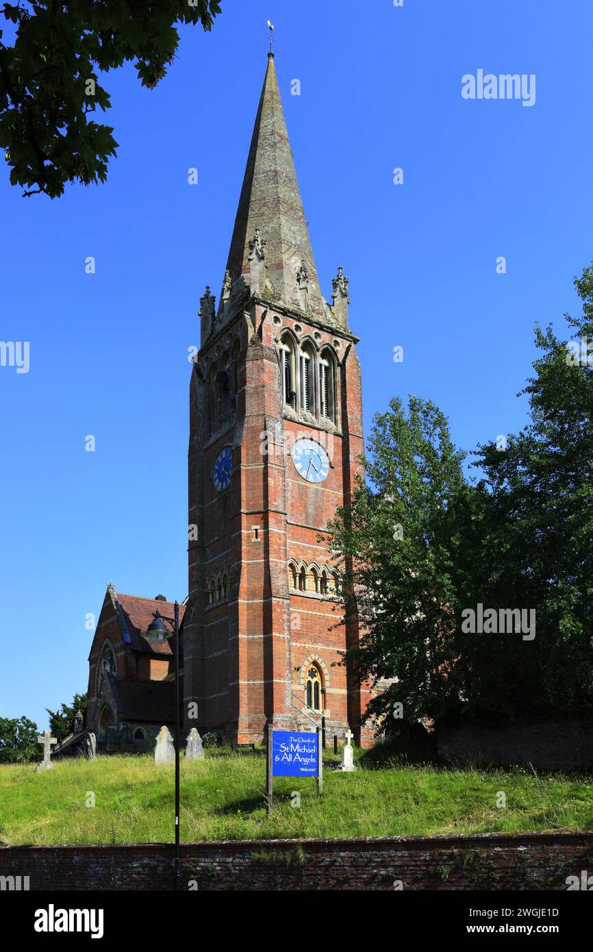 St Michael and All Angles parish church, Lyndhurst town; New Forest