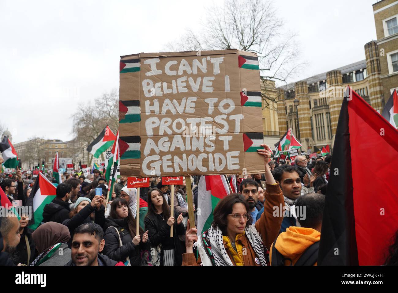Hundreds of thousands march on National March for Palestine in London ...