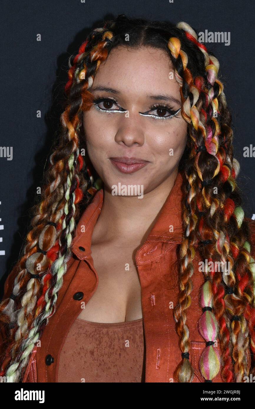 Amy Lesser Los Angeles, USA. 05th Feb, 2024. Goldie Lux attends Universal Music ...