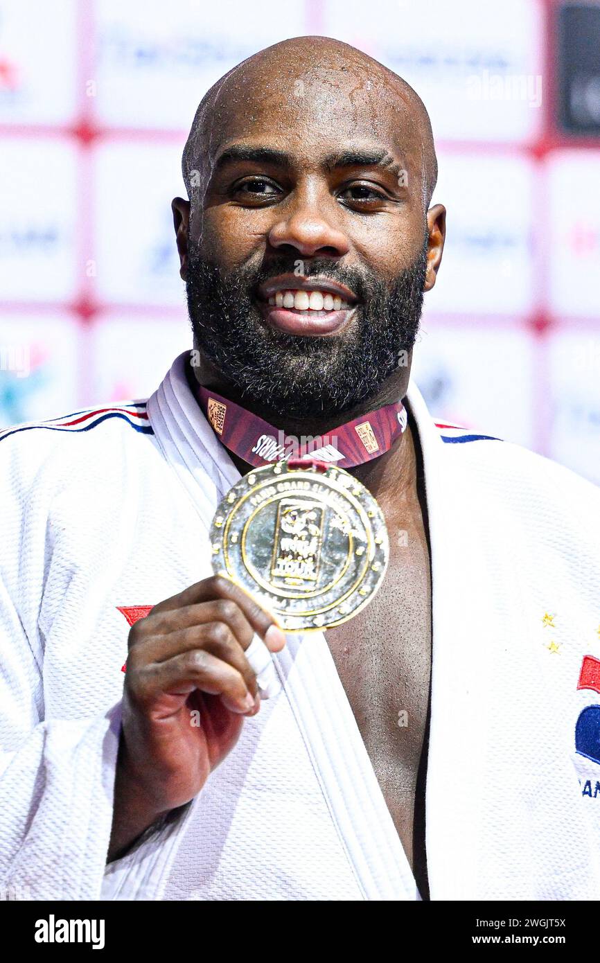 Teddy Riner during the Paris Grand Slam 2024 IJF World Judo Tour event