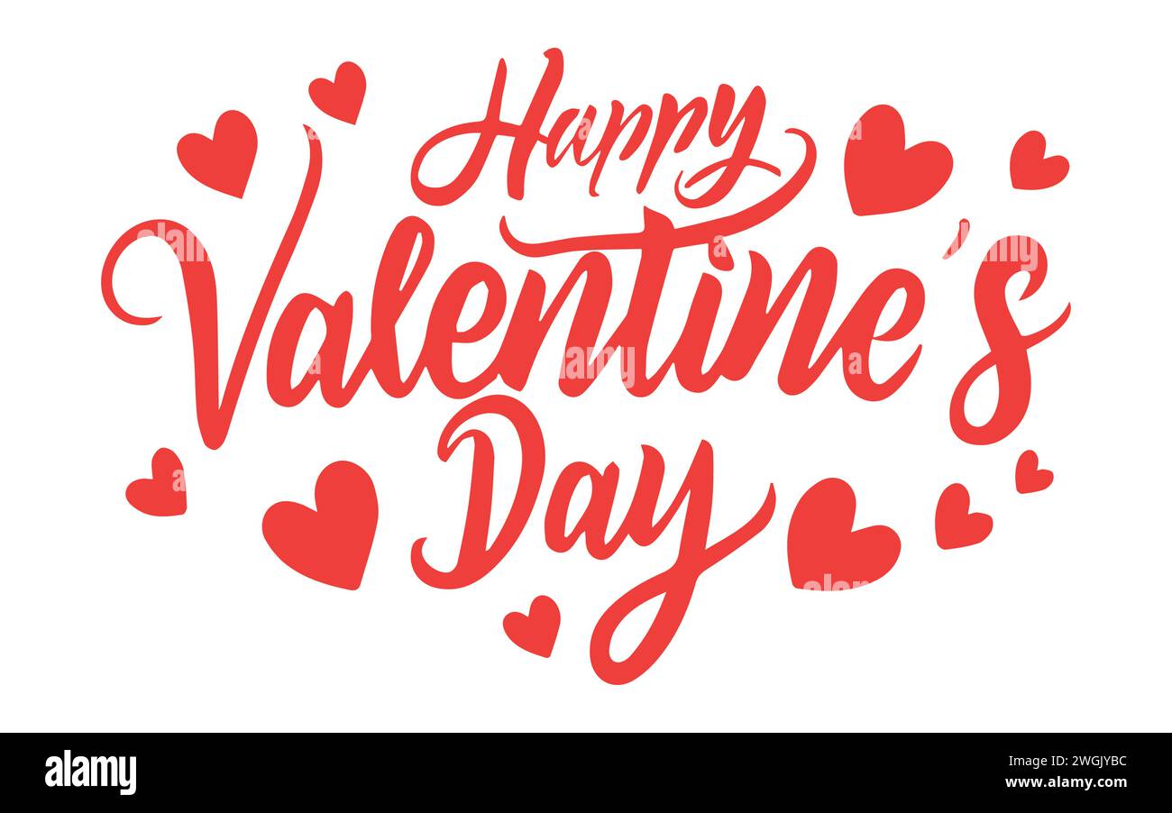 happy valentines day in script