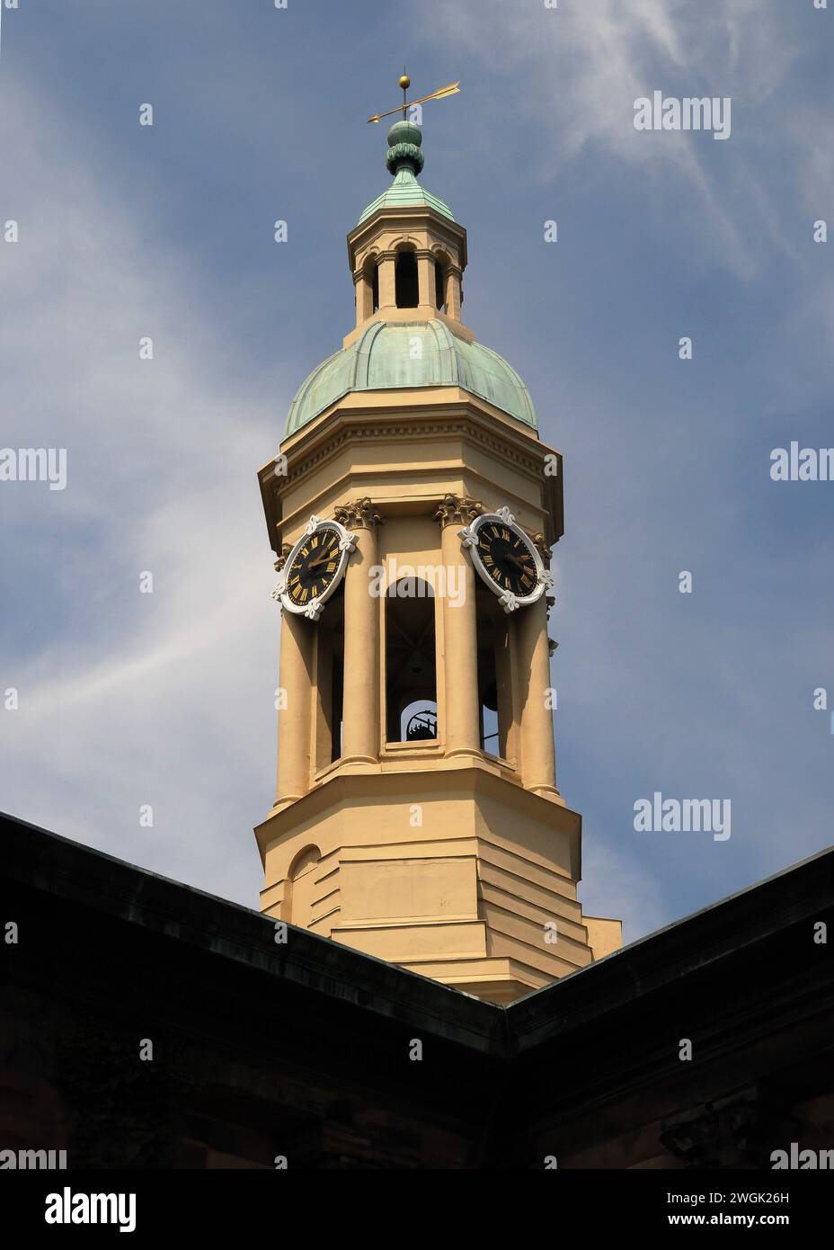 Nassau Hall tower, Princeton University, Clock Tower Stock Photo - Alamy