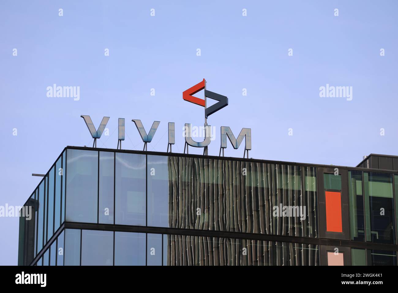 Vivium building in Brussels Stock Photo