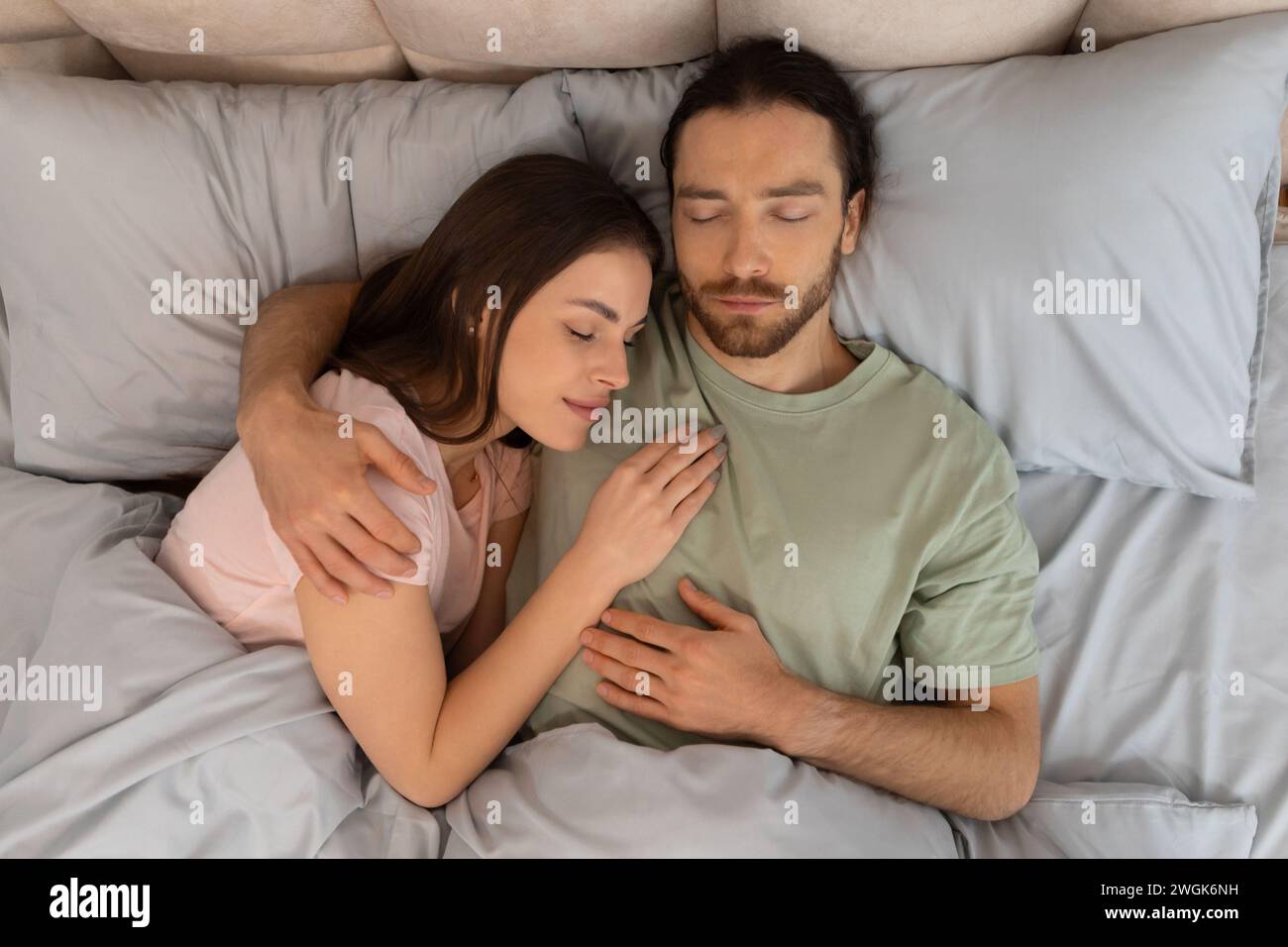 Young couple embracing affectionately hi-res stock photography and ...