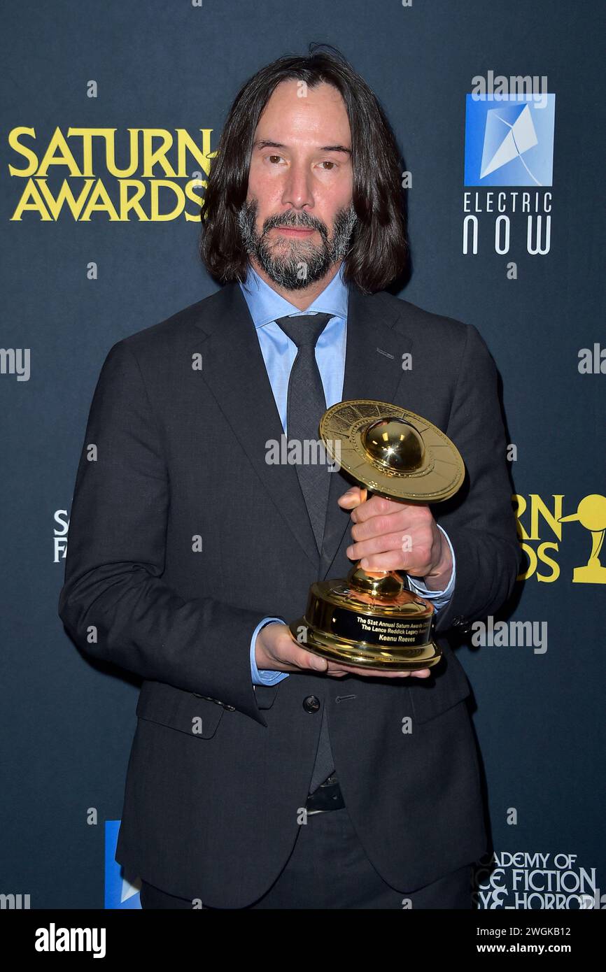 Keanu Reeves bei der Verleihung der 51. Saturn Awards 2024 im Los Angeles Marriott Burbank