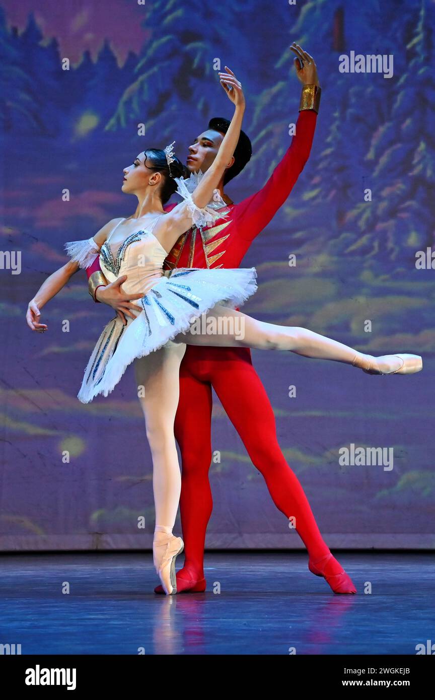 London, UK. February 5th, 2024. Casts performs for The Nutcracker The