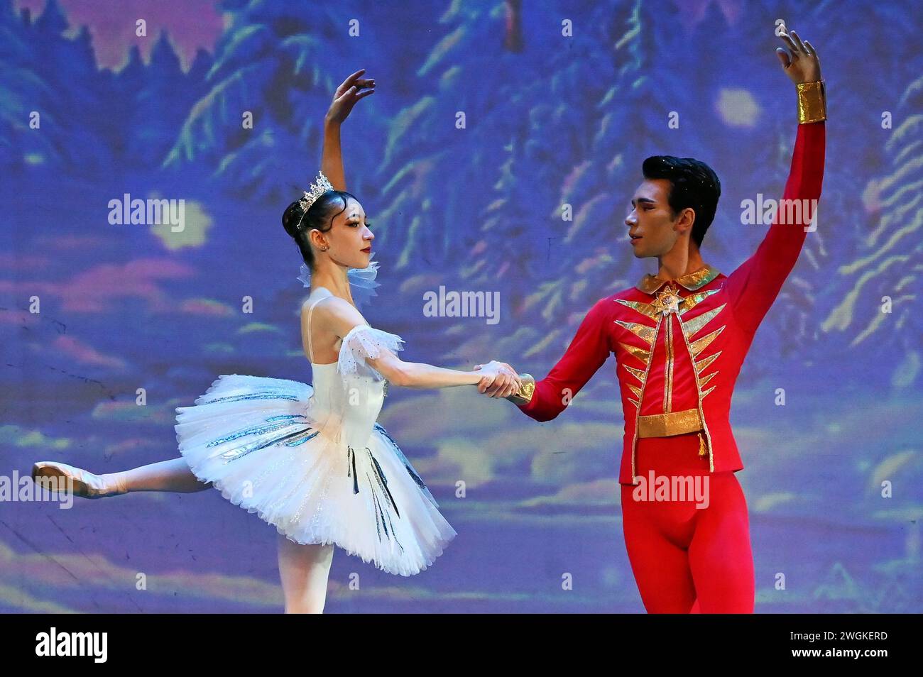 London, UK. February 5th, 2024. Casts performs for The Nutcracker The