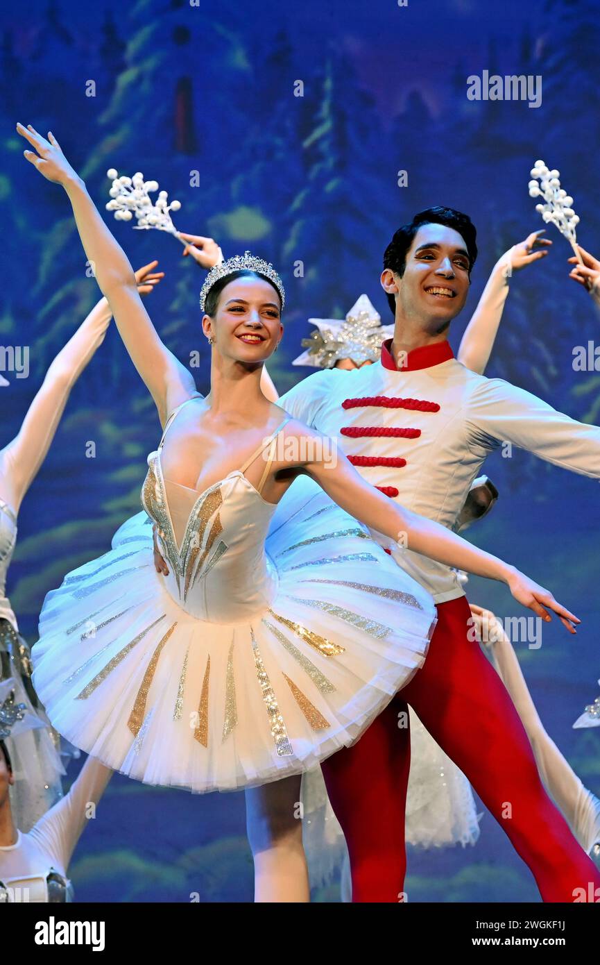 London, UK. February 5th, 2024. Casts performs for The Nutcracker The