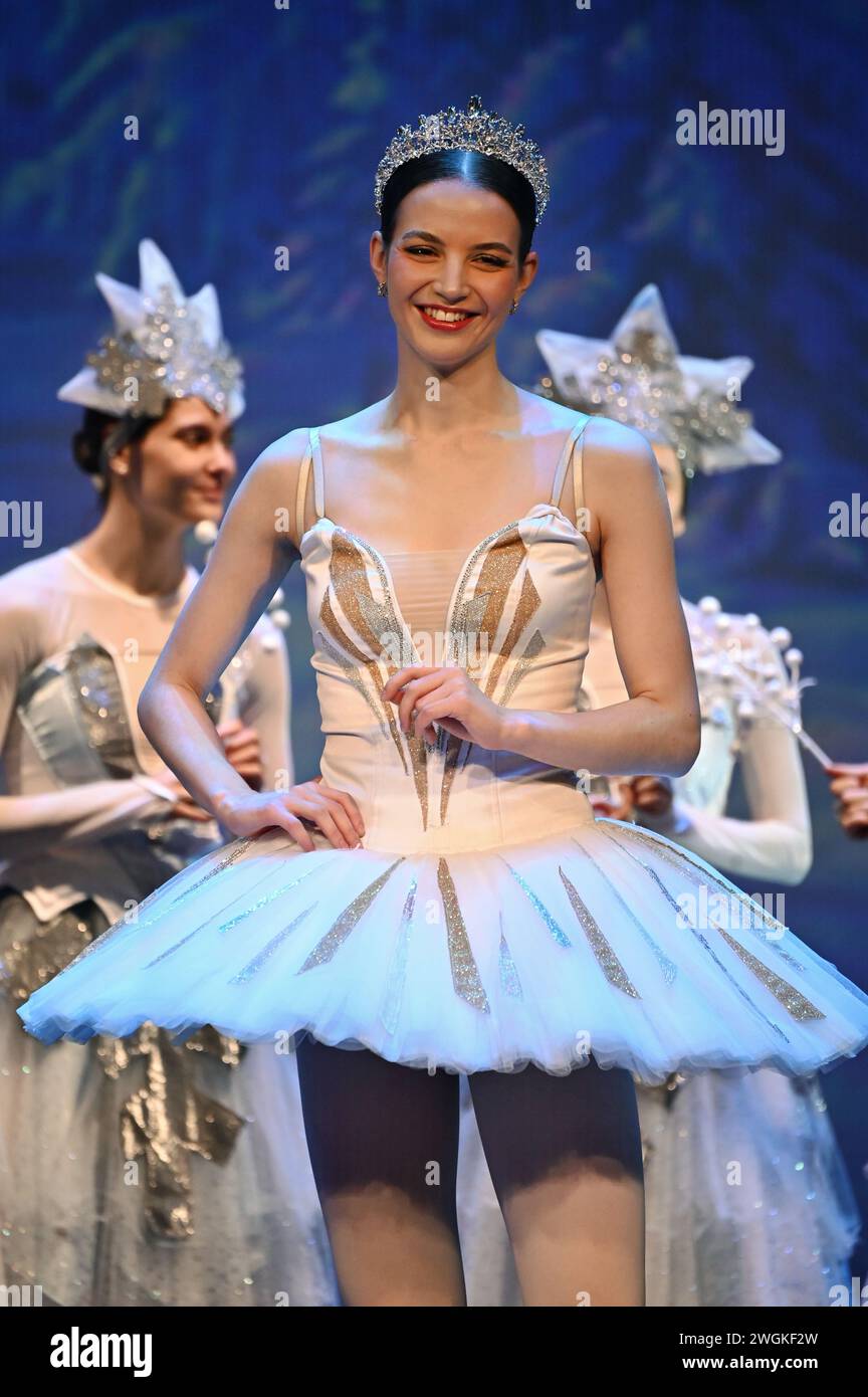 London, UK. February 5th, 2024. Casts performs for The Nutcracker The