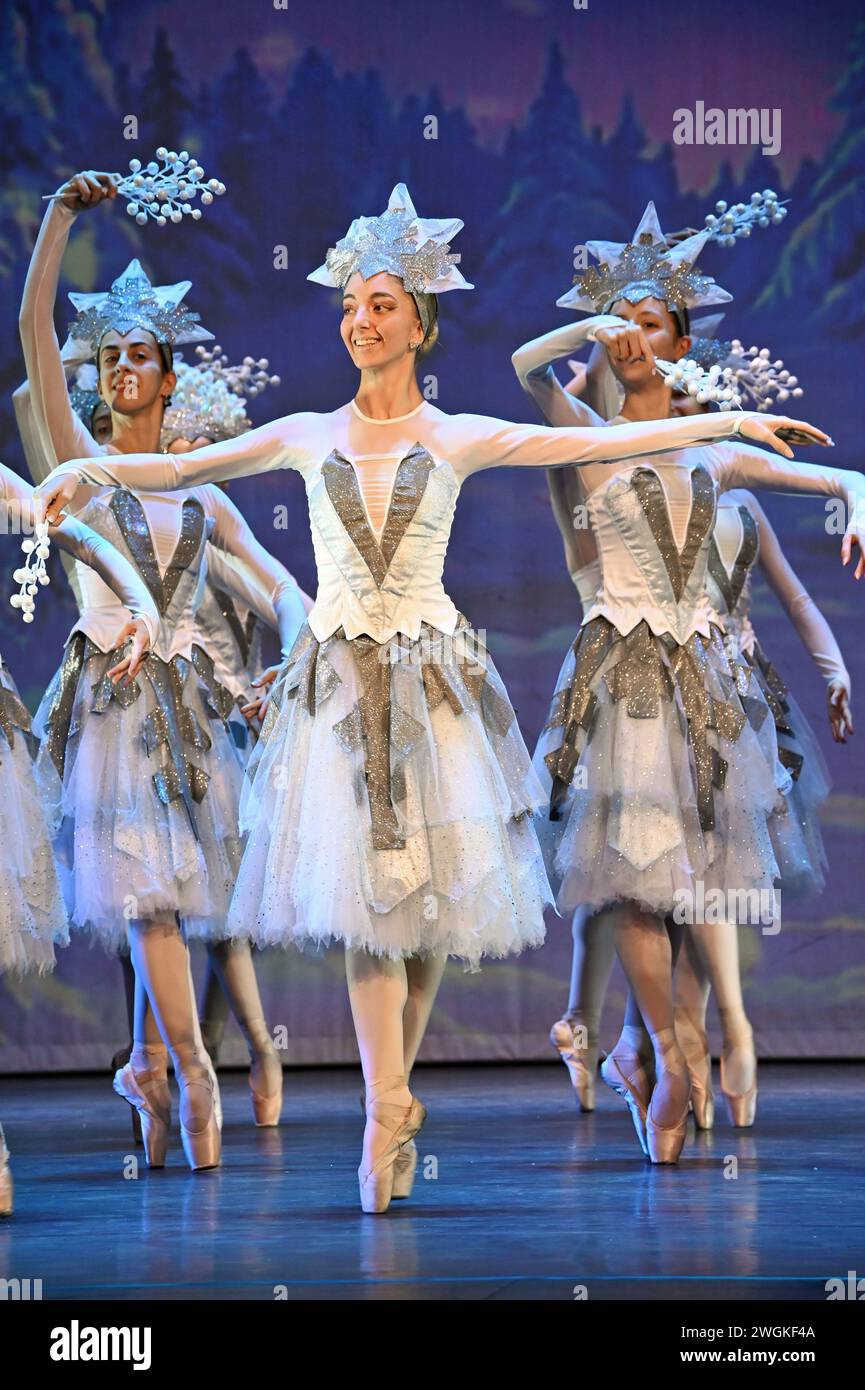 London, UK. February 5th, 2024. Casts performs for The Nutcracker The