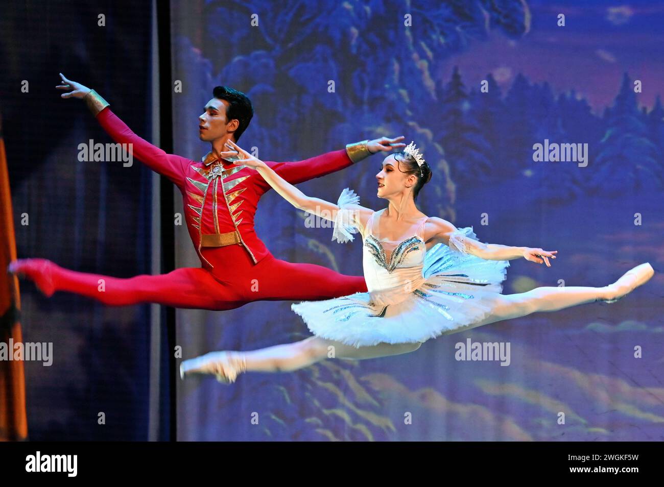 London, UK. February 5th, 2025. Casts performs for The Nutcracker The