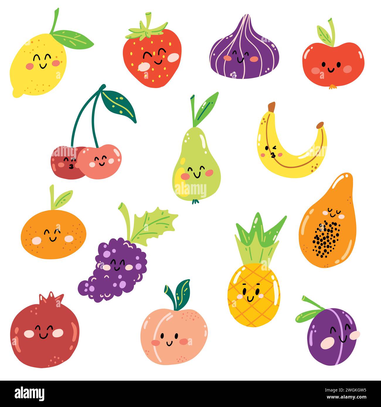 Orange fresh fruit comic character hi-res stock photography and images -  Page 3 - Alamy