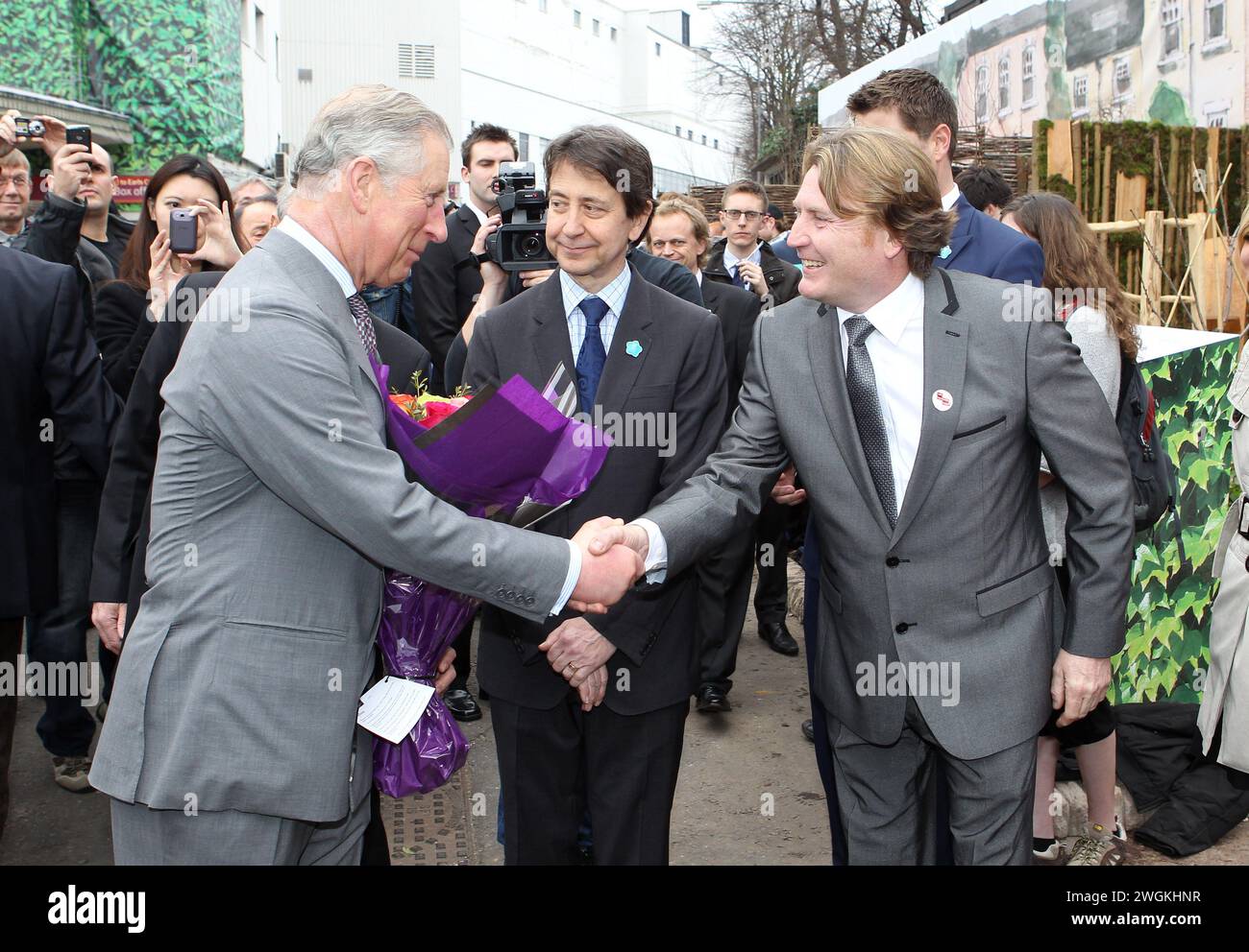 London, United States Of America. 16th Mar, 2012. 2012 ARCHIVE PHOTOS BREAKING NEWS - King Charles III, 75, has been diagnosed with cancer and will be avoiding public events after being advised by his doctors to minimize in-person contacts, Buckingham Palace announced Monday. People: King Charles III, David Domoney Credit: Storms Media Group/Alamy Live News Stock Photo