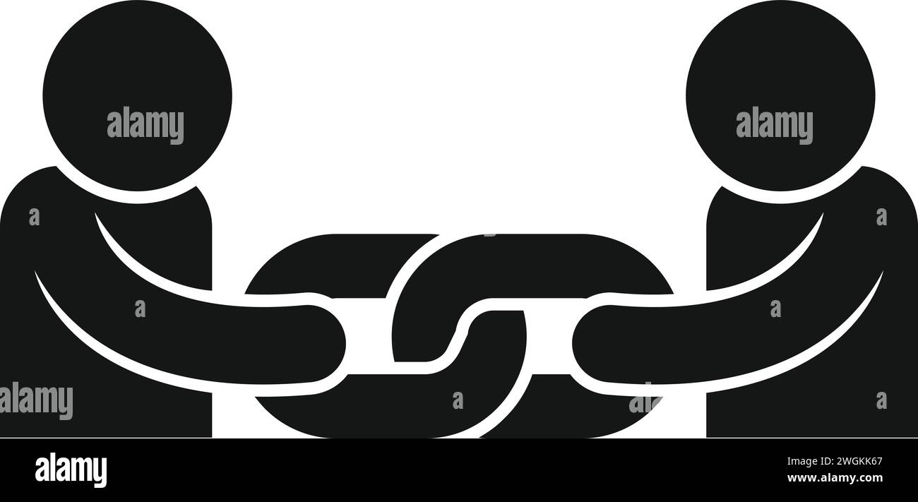 Chain of support Black and White Stock Photos & Images - Alamy