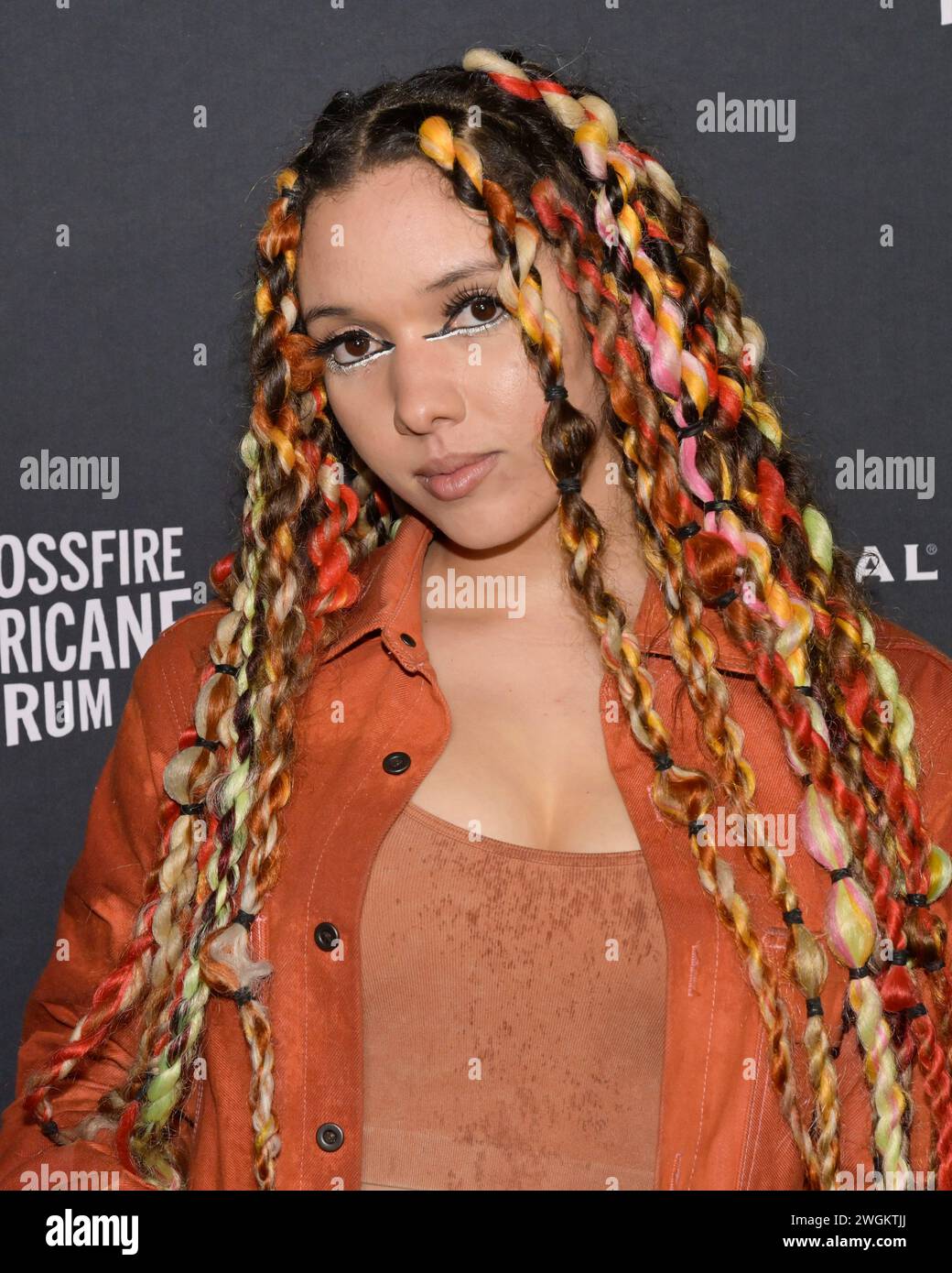 Hollywood, California, USA. 04th Feb, 2024. Goldie Lux. 2024 Universal Music Group Awards After